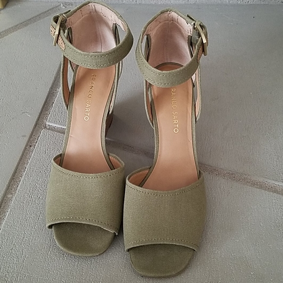 Franco Sarto Shoes - {Franco Sarto} Peep-Toe Wedges
